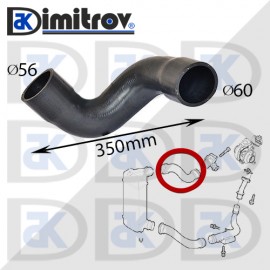 Маркуч турбо Citroen C8 Jumpy Fiat Scudo Ulysse Lancia Phedra Peugeot 807 Expert